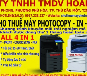 Cho Thuê Máy Photo Giá Rẻ tại Bình Dương