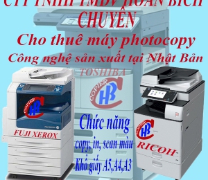 Cho thuê máy photocopy thủ dầu một