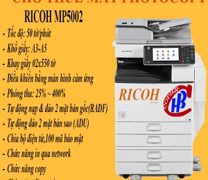 Cho thuê máy photocopy kcn việt hương bình dương
