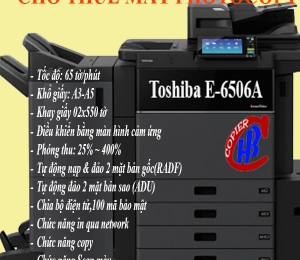 Cho thuê máy in Toshiba E-6506A tại KCN Mỹ Phước