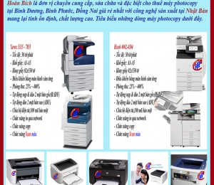 Cho thuê máy photocopy ở thuận an bình dương