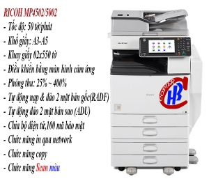 Nơi nào chuyên cho thuê máy photocopy tại Tân An hãng Ricoh