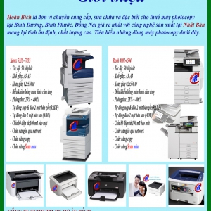 Cho thuê máy photocopy huyện bến cát bình dương