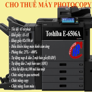 Cho thuê máy in Toshiba E-6506A tại KCN Sóng Thần 3