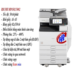 Nơi nào chuyên cho thuê máy photocopy tại Tân An hãng Ricoh